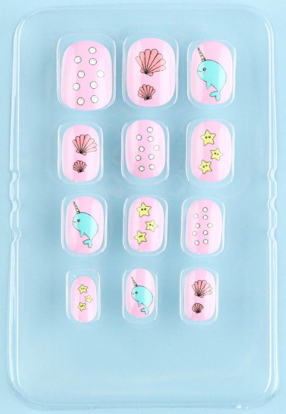 Детские накладные ногти Mermaid Dream, 12 шт