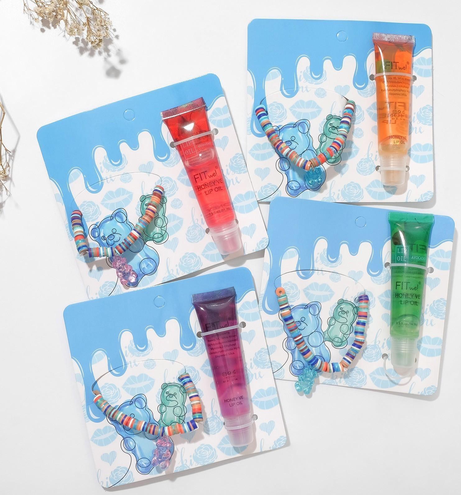 Набор 2 предмета: браслет, блеск для губ 