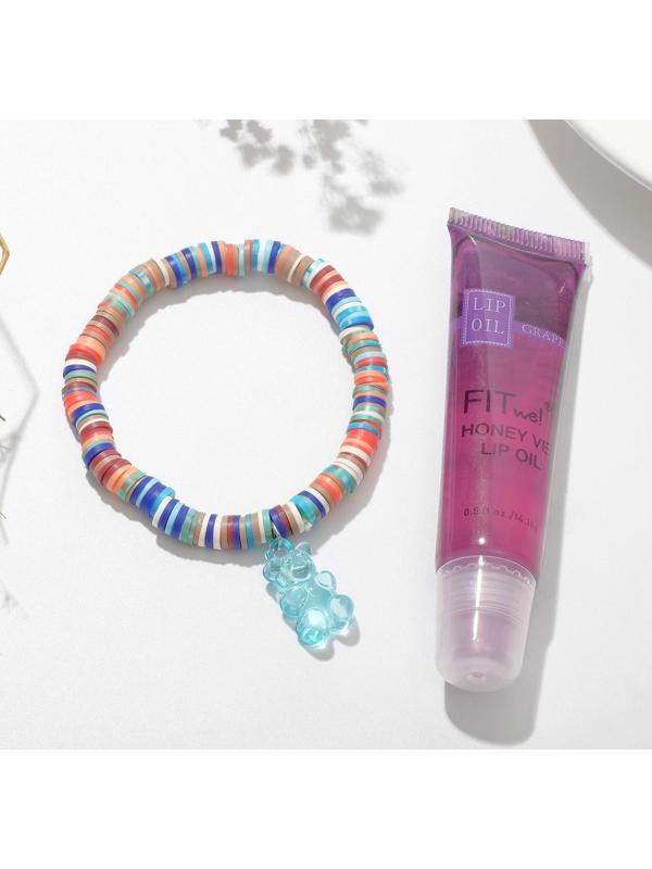 Набор 2 предмета: браслет, блеск для губ 