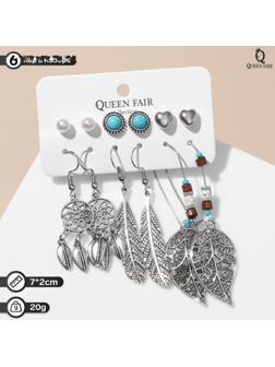 Серьги набор 6 пар 