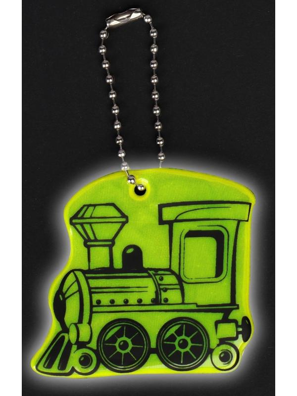 Светоотражающий элемент «Паровоз», двусторонний, 4,9 × 5,5 см, цвет МИКС