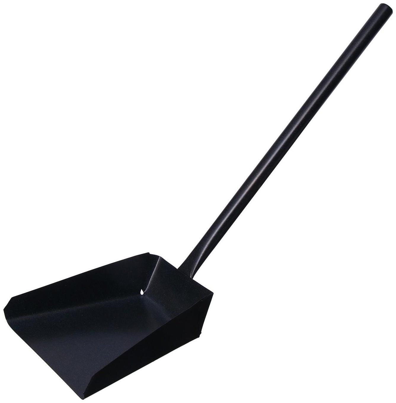 Совок хозяйственный, 17 × 17 × 6 см, металл, черенок 47 см