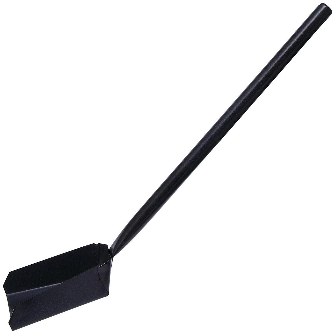 Совок хозяйственный, 13 × 11 × 5 см, металл, черенок 47 см