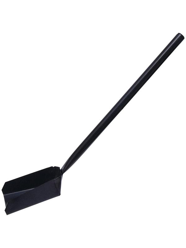 Совок хозяйственный, 13 × 11 × 5 см, металл, черенок 47 см