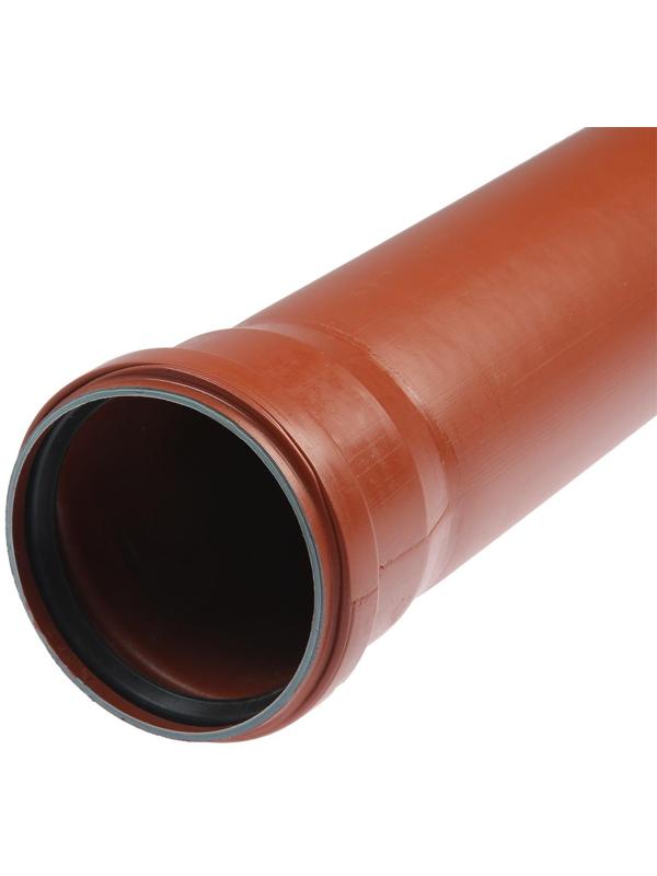 Труба канализационная FLEXTRON, наружная, d=110 мм, толщина 3.2 мм, 1500 мм