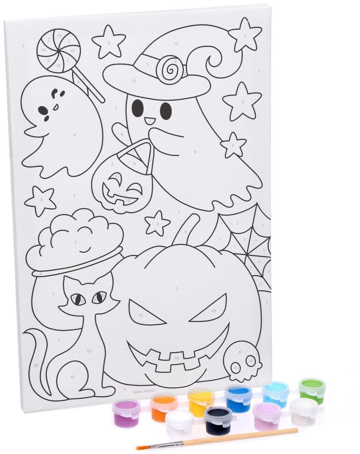 Картина по номерам «Подготовка к празднику» 20х30 см