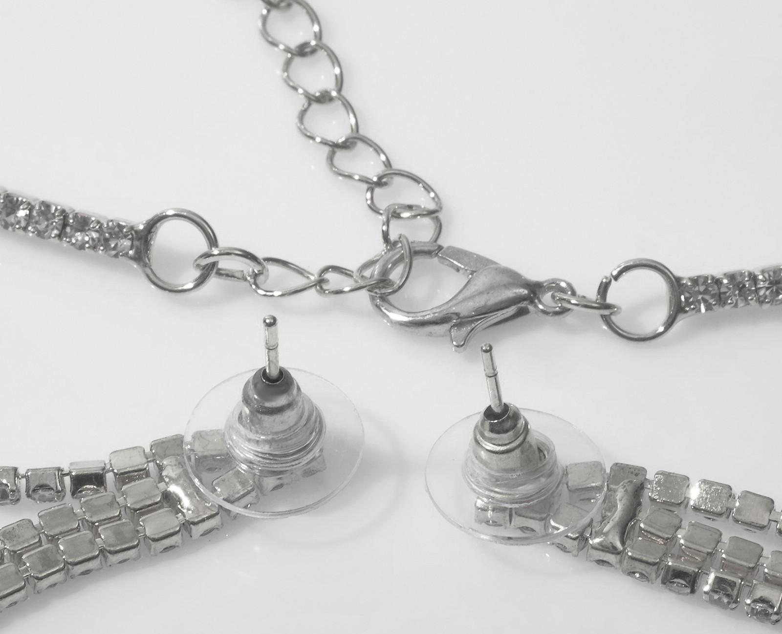 Набор 2 предмета: серьги, колье 