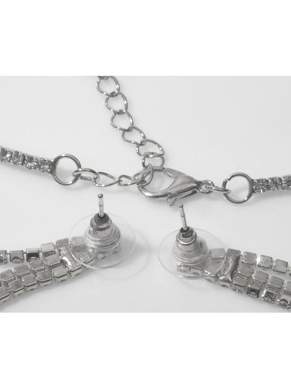 Набор 2 предмета: серьги, колье 