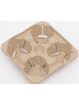 Держатель для 4 стаканов, 22 х 22 х 6,5 см