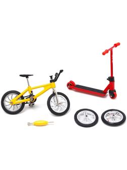 Набор пальчиковых игрушек «Экстремал», фингербайк, пальчиковый самокат, МИКС, в пакете