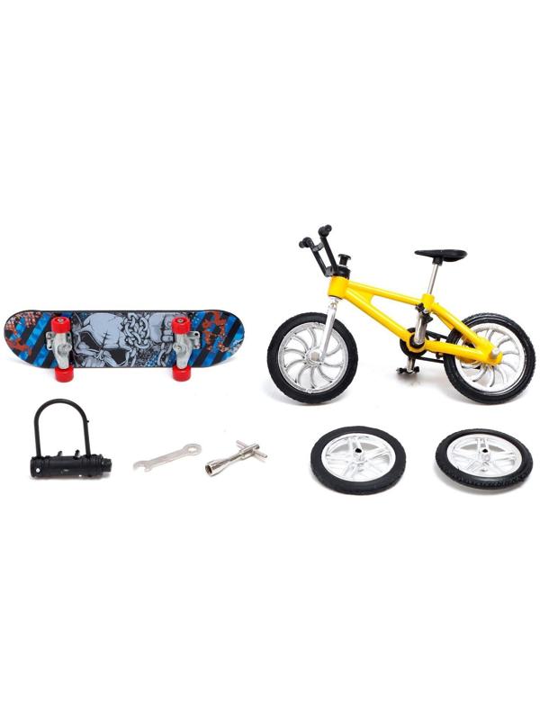 Набор пальчиковых игрушек «Экстремал», фингербайк, пальчиковый самокат, МИКС, в пакете