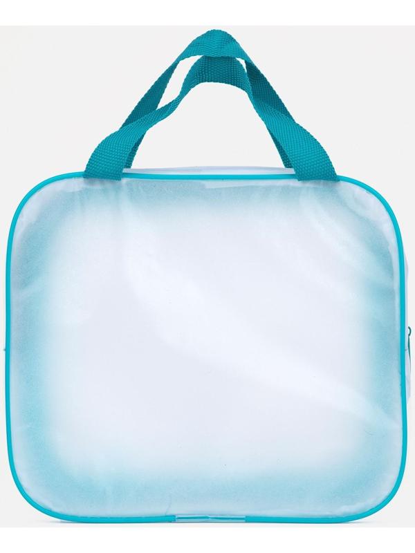 Сумка на молнии, цвет бирюзовый