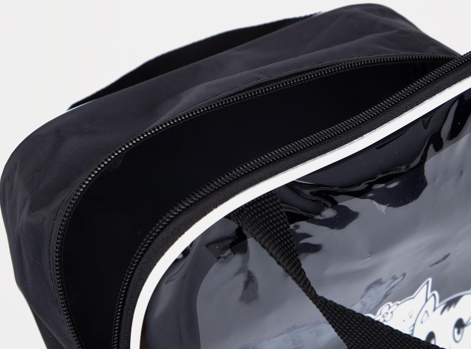 Сумка на молнии, цвет чёрный