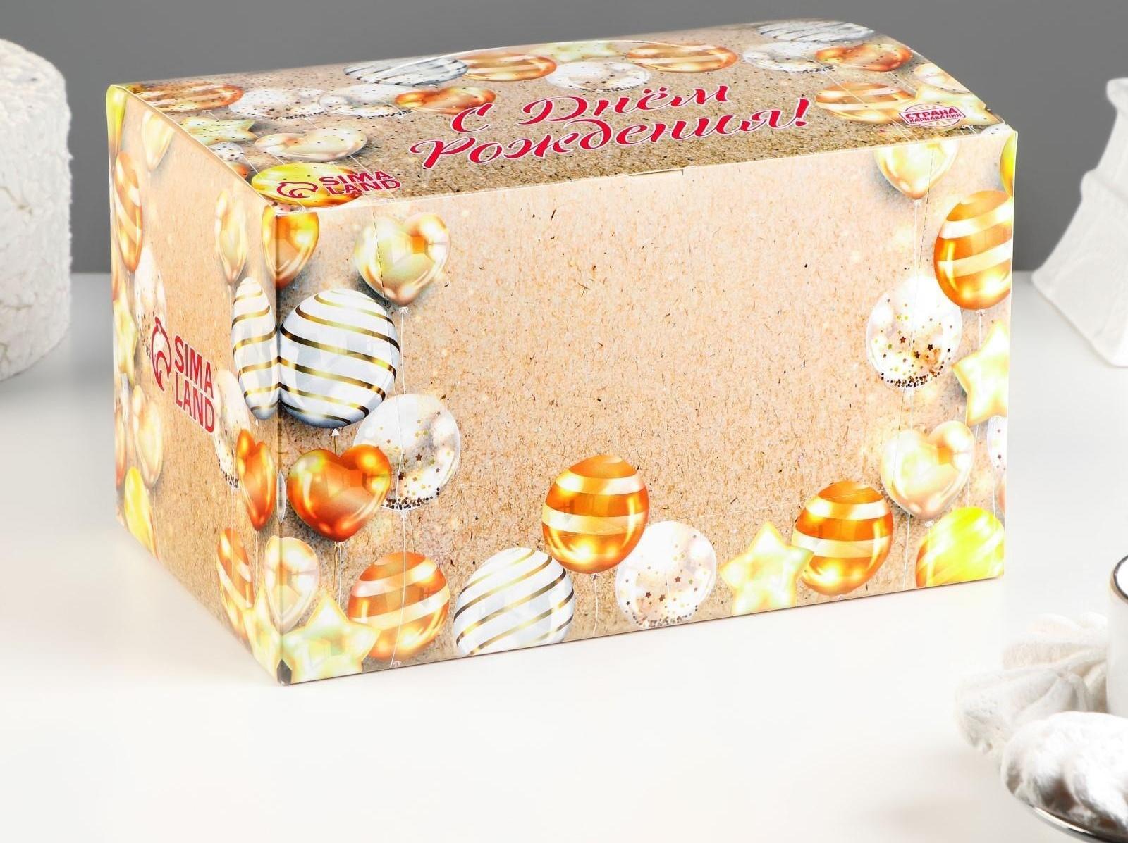 Шоу-бокс со свечами для торта 