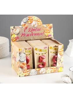 Шоу-бокс со свечами для торта 