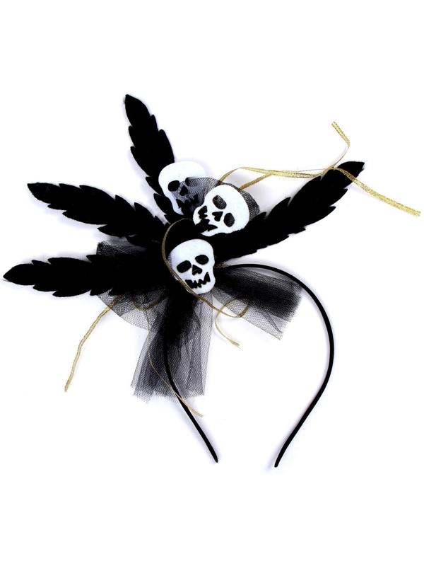 Карнавальный ободок «Череп», цвета МИКС