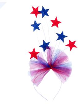 Карнавальный ободок «Звёзды», цвета МИКС