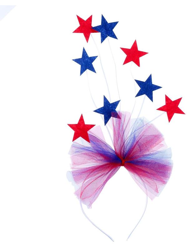 Карнавальный ободок «Звёзды», цвета МИКС