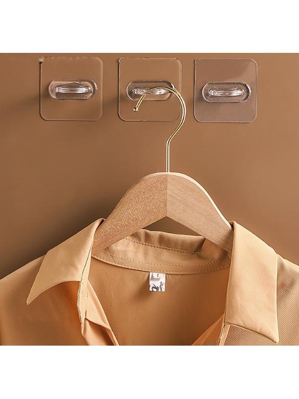 Держатель с клейкой поверхностью ТУНДРА, d=25 мм, 68х68 мм, прозрачный