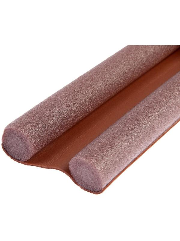 Защита от сквозняка и пыли ТУНДРА, 95х10 см, цвет коричневый
