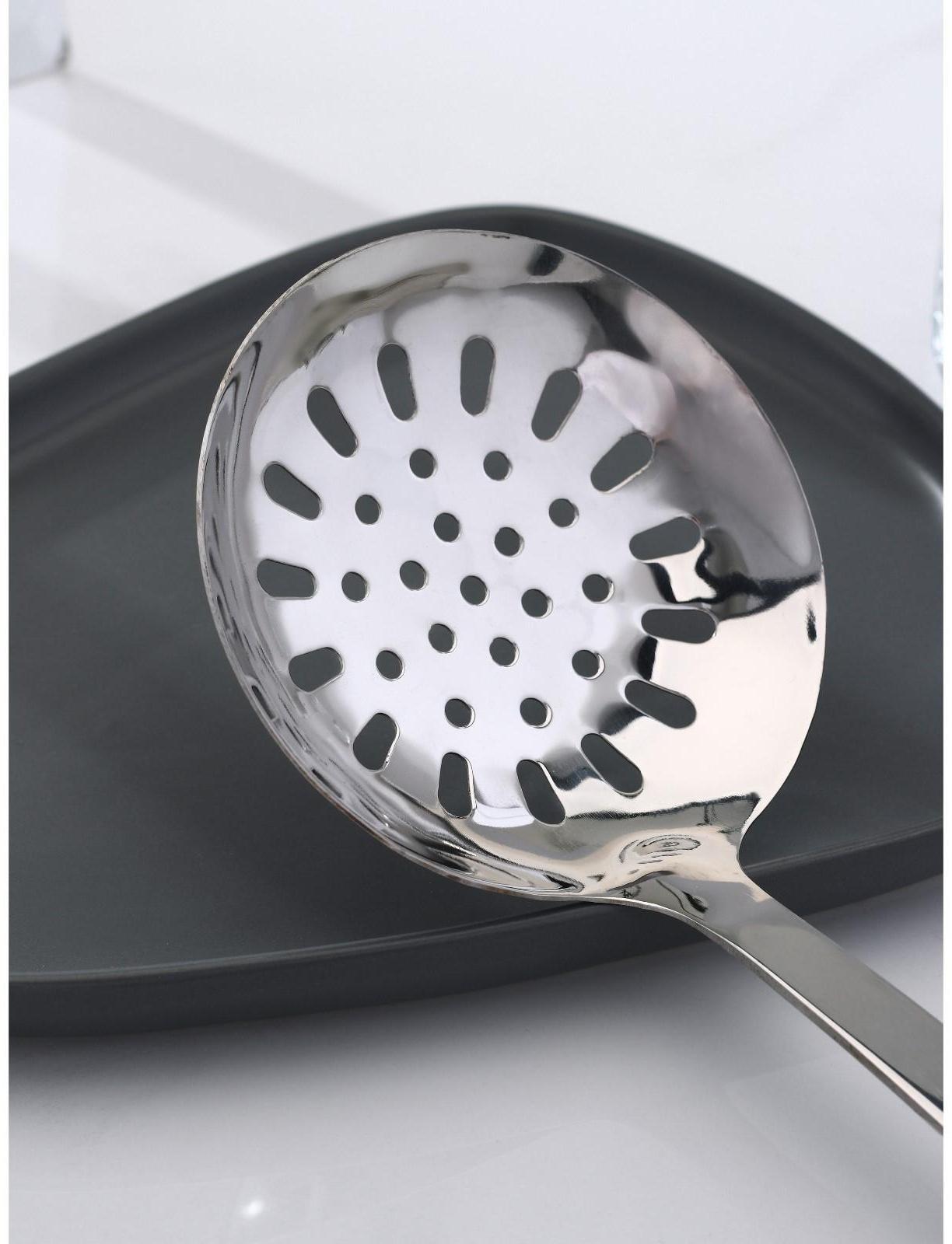 Шумовка из нержавеющей стали Доляна Home, h=37,5 см, толщина 3 мм