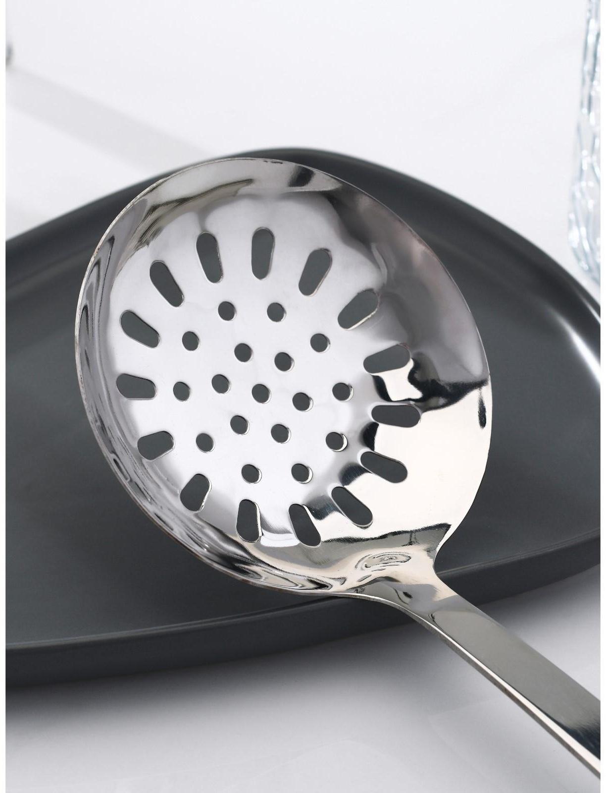 Шумовка из нержавеющей стали Доляна Home, h=37,5 см, толщина 3 мм