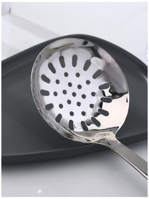 Шумовка из нержавеющей стали Доляна Home, h=37,5 см, толщина 3 мм