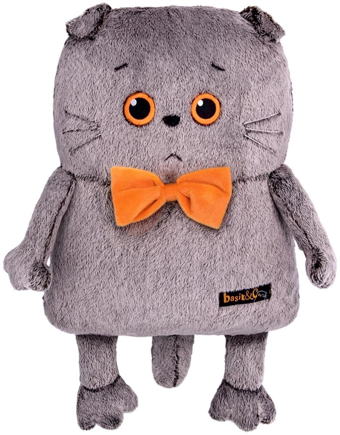 Мягкая игрушка «Кот-подушка в маске для сна», 34 см