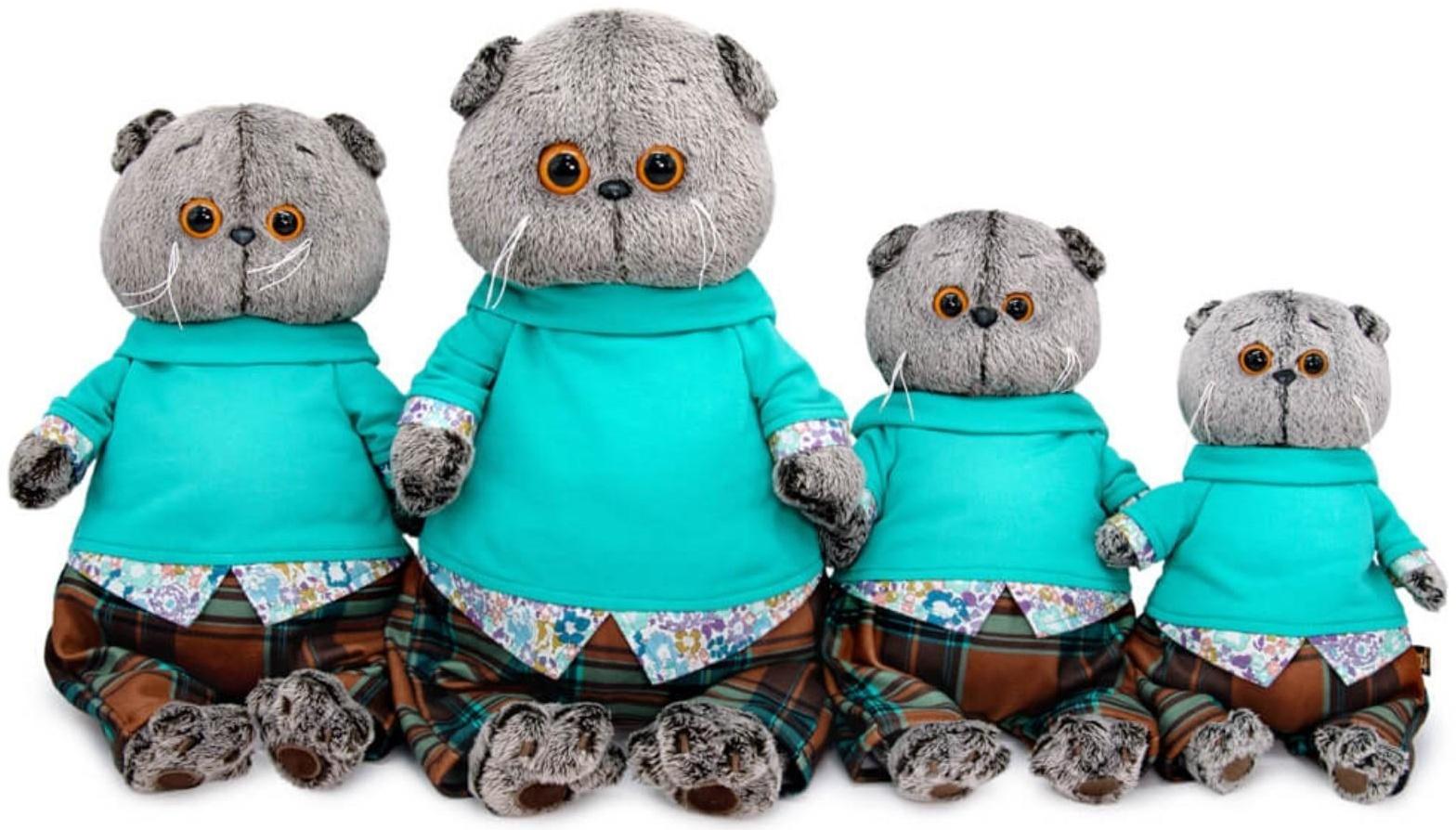 Мягкая игрушка «Басик в штанах в клетку», 30 см