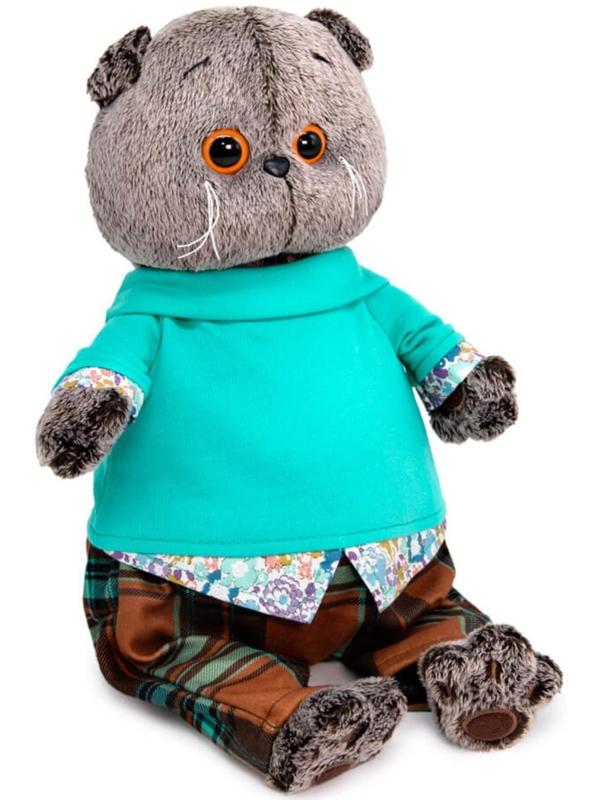 Мягкая игрушка «Басик в штанах в клетку», 30 см