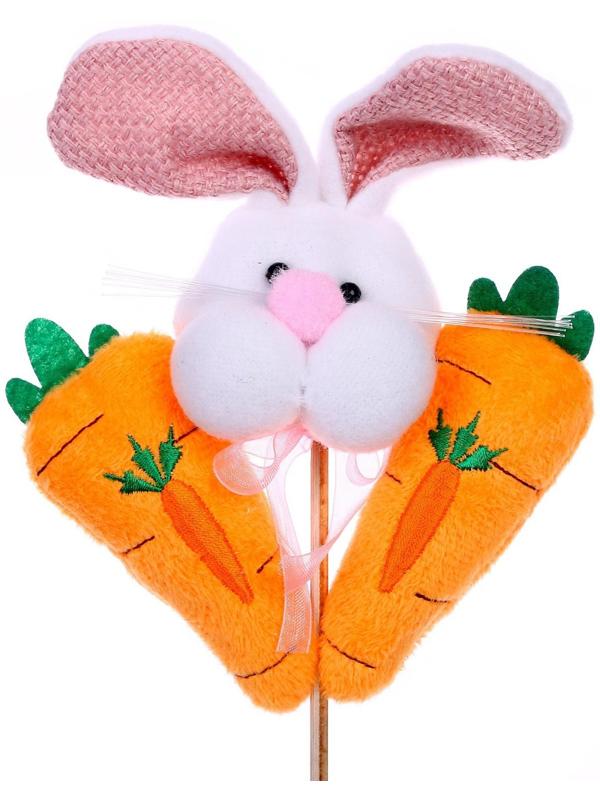 Мягкая игрушка-топпер «Кролик», цвета МИКС