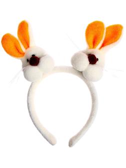 Карнавальный ободок «Зайка», цвета МИКС