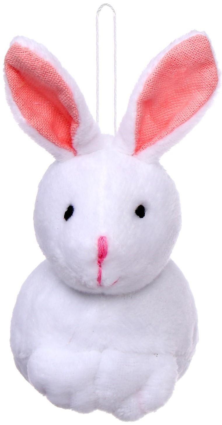 Мягкая игрушка «Кролик», на подвеске, цвета МИКС