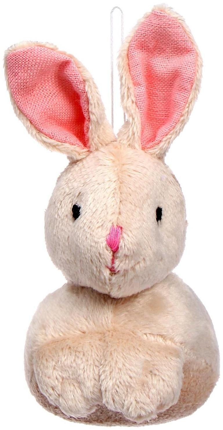 Мягкая игрушка «Кролик», на подвеске, цвета МИКС