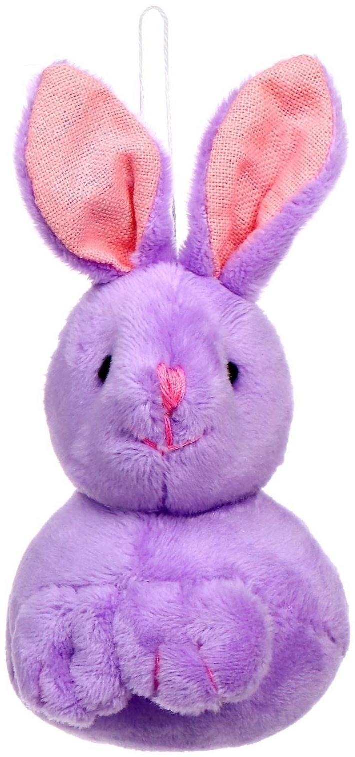 Мягкая игрушка «Кролик», на подвеске, цвета МИКС