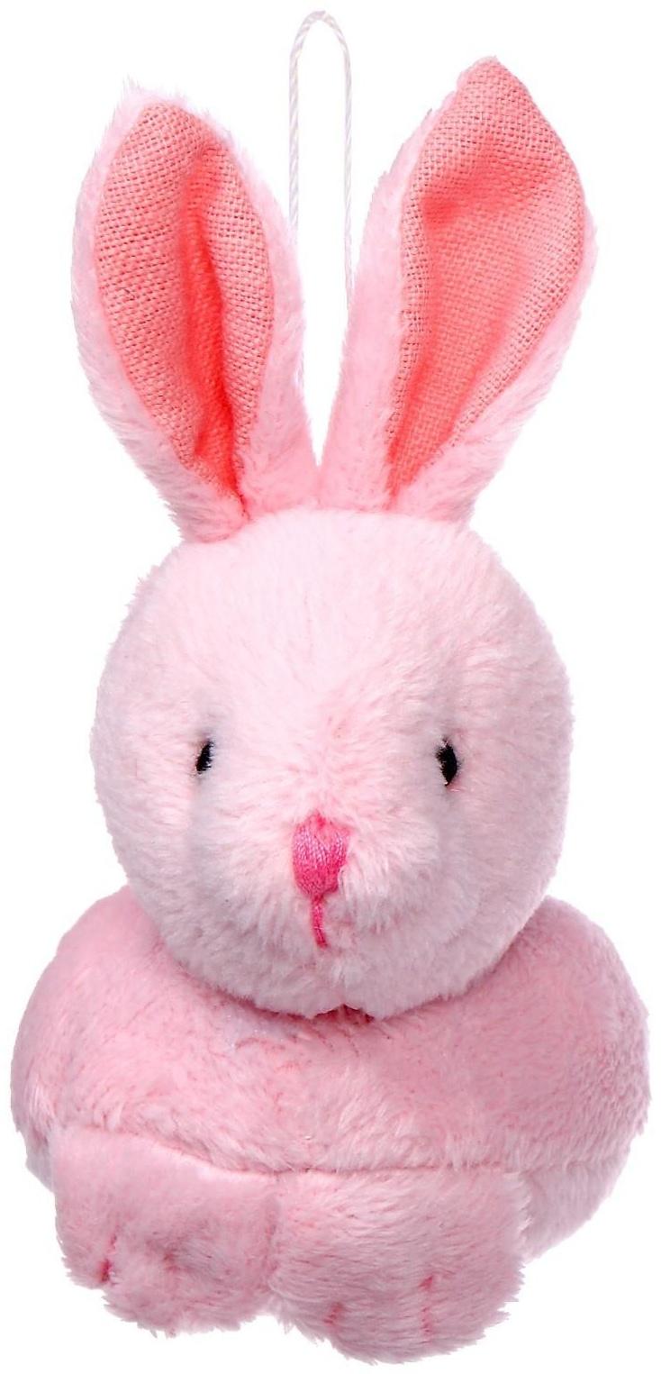 Мягкая игрушка «Кролик», на подвеске, цвета МИКС