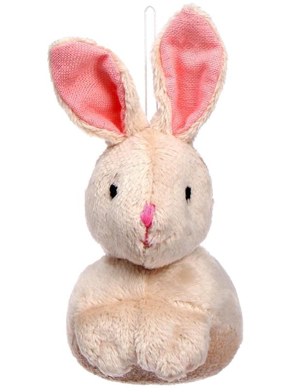 Мягкая игрушка «Кролик», на подвеске, цвета МИКС