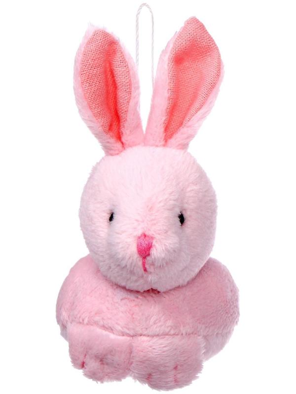 Мягкая игрушка «Кролик», на подвеске, цвета МИКС