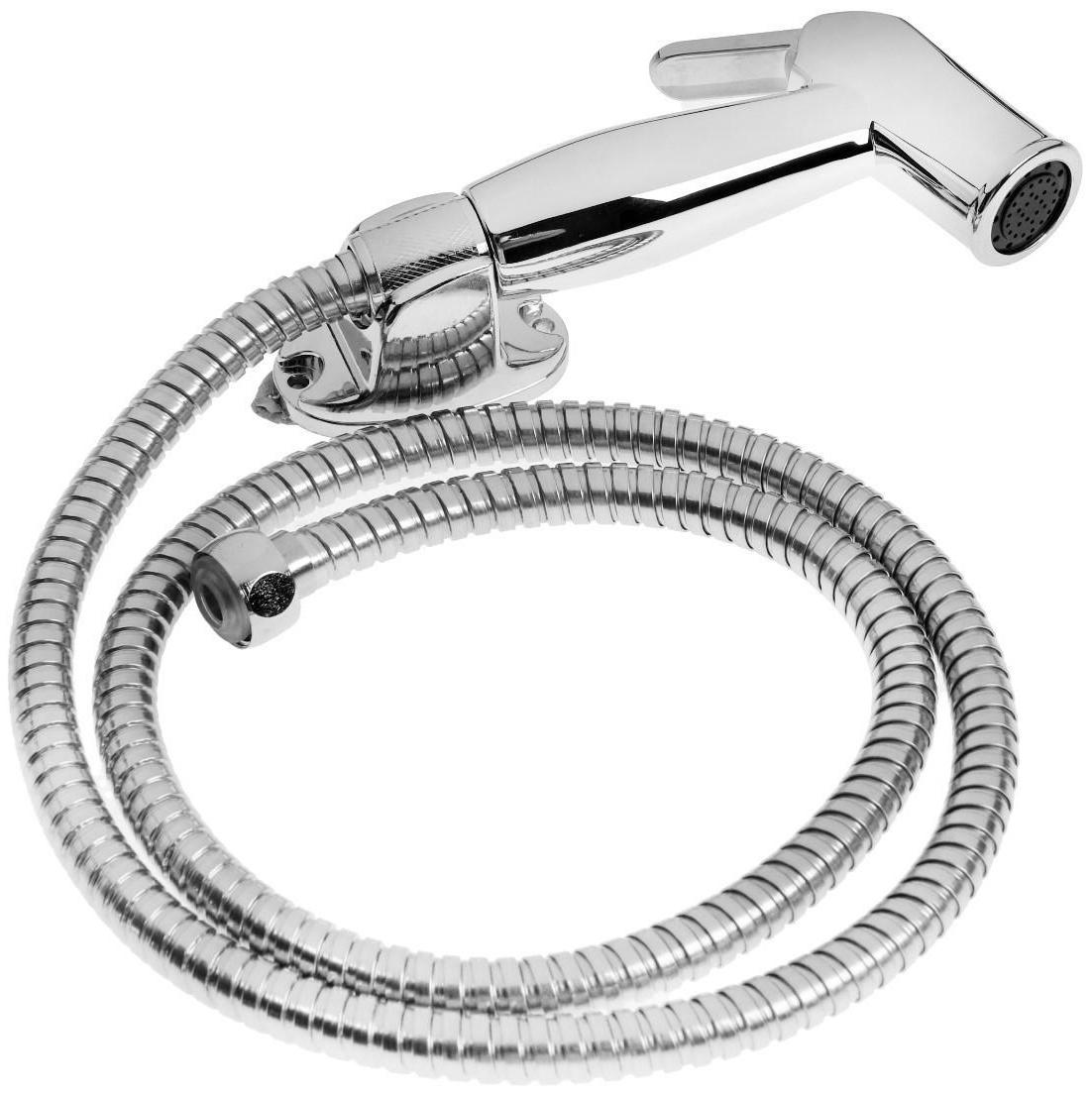 Смеситель с гигиеническим душем ZEIN, картридж керамика 35 мм, цинк, хром