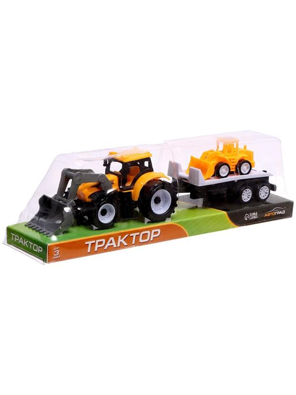 Трактор инерционный «Фермер», с прицепом и трактором