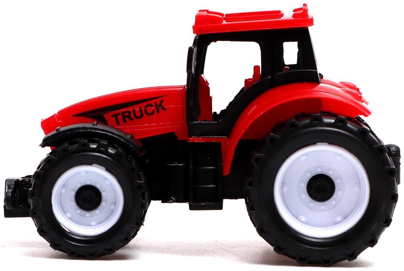 Трактор инерционный «Фермер», цвет красный