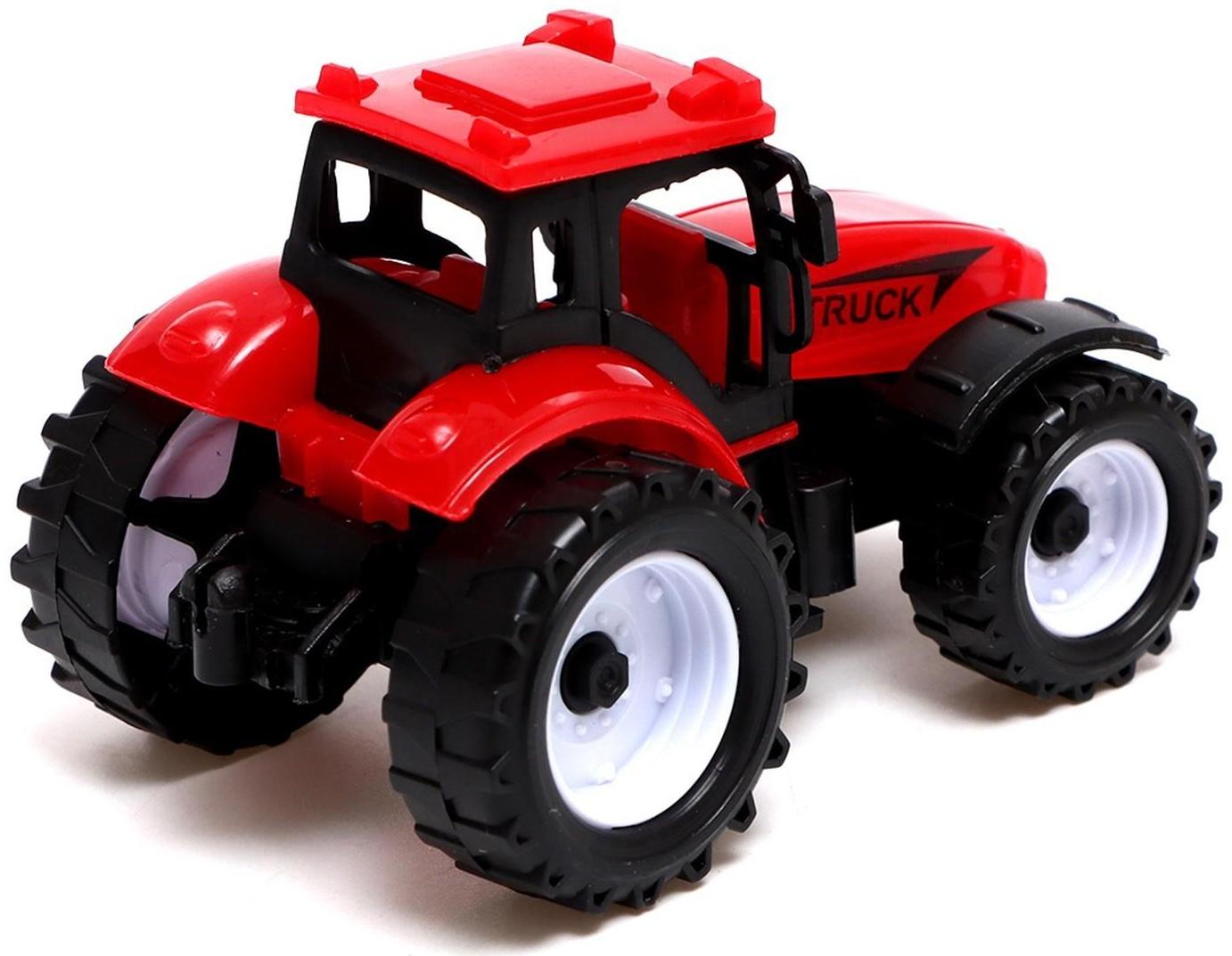 Трактор инерционный «Фермер», цвет красный