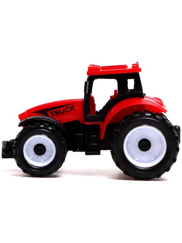 Трактор инерционный «Фермер», цвет красный