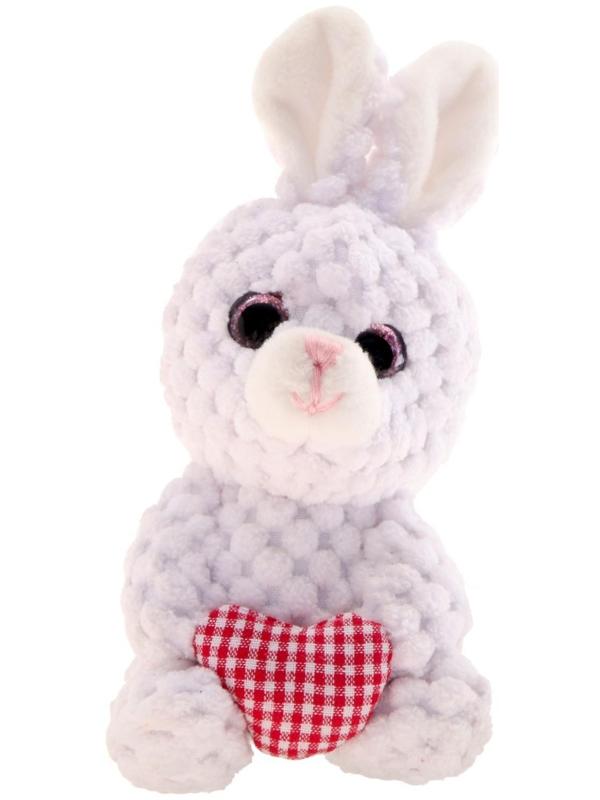 Мягкая игрушка «Зайка с сердцем», на подвеске