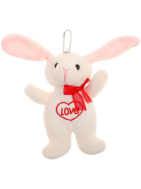 Мягкая игрушка «Зайчик», с сердцем, на подвеске