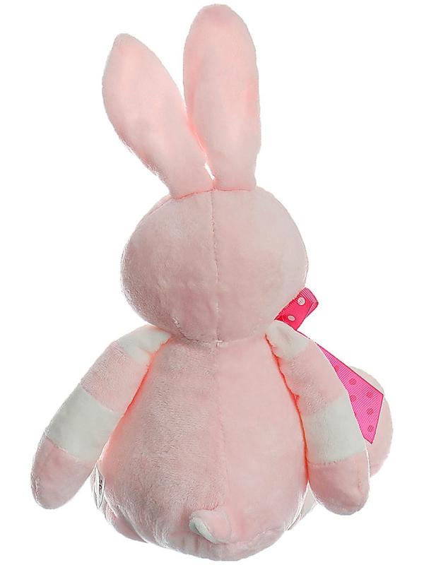 Мягкая игрушка «Зайка», бант в горох