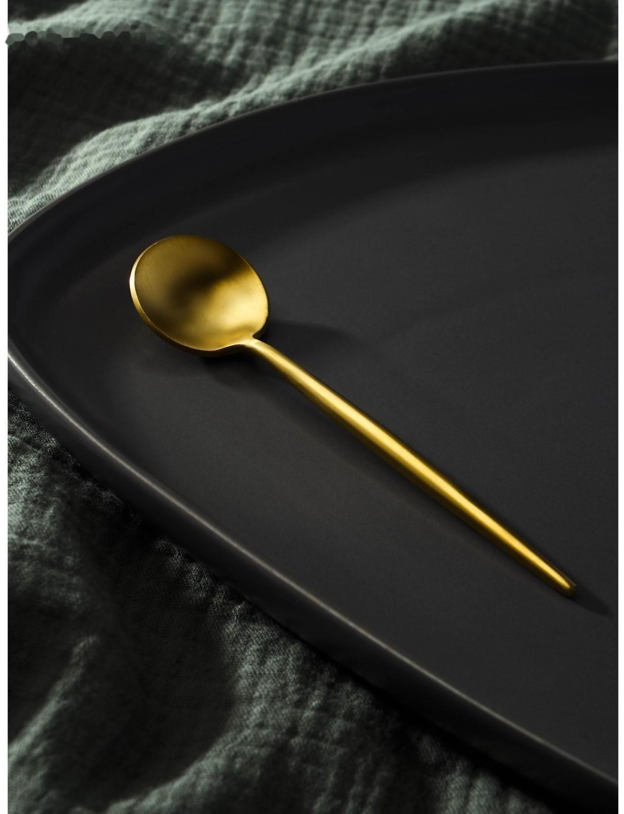 Ложка чайная из нержавеющей стали Magistro «Фолк», цвет золотой