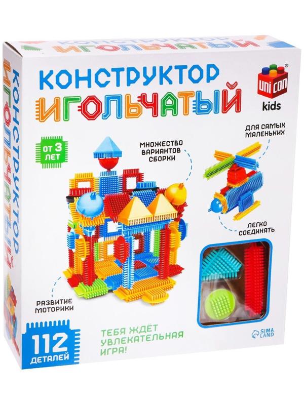 Конструктор игольчатый, 112 деталей