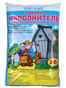 Торфяная композиция для биотуалетов, 20 л