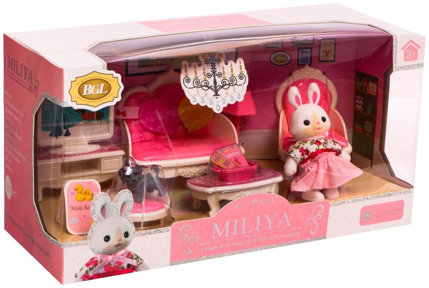 Набор игровой «Зайчик» с мебелью и аксессуарами